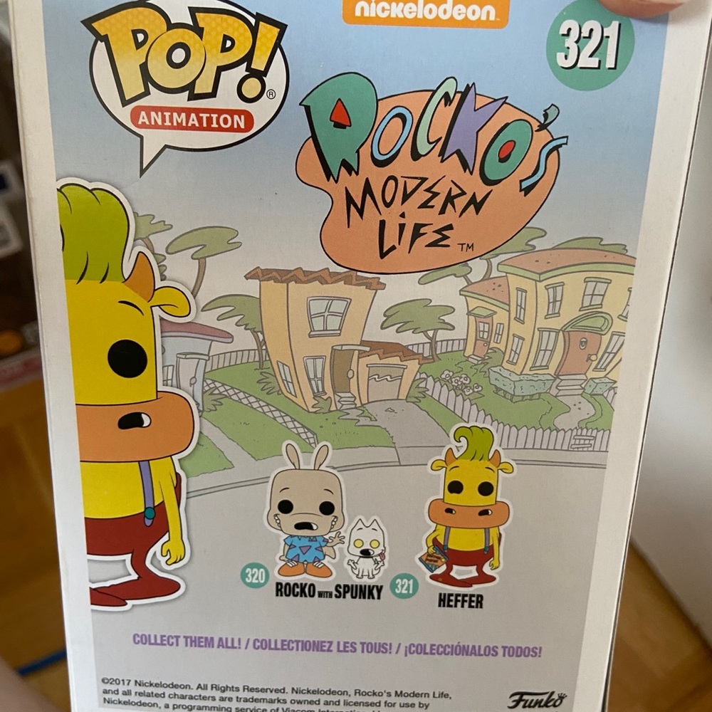 Funko Pop Rockos Modern Life Heffer #321 CHASE - Picture 2 of 6